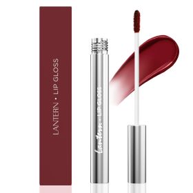 Long-Lasting Hydrating Lip Gloss, Moisturizing Non-Sticky Lip Tint with Hyaluronic Acid for Plumping Finish (Color: Berry02)